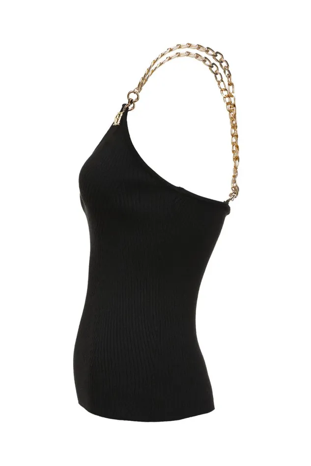 Women Aurora Cami Top Black Holland Cooper Tops