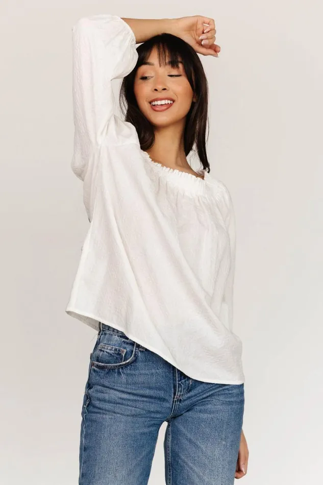 Women Aya Woven Top Off White Baltic Born Blouses and Shirts