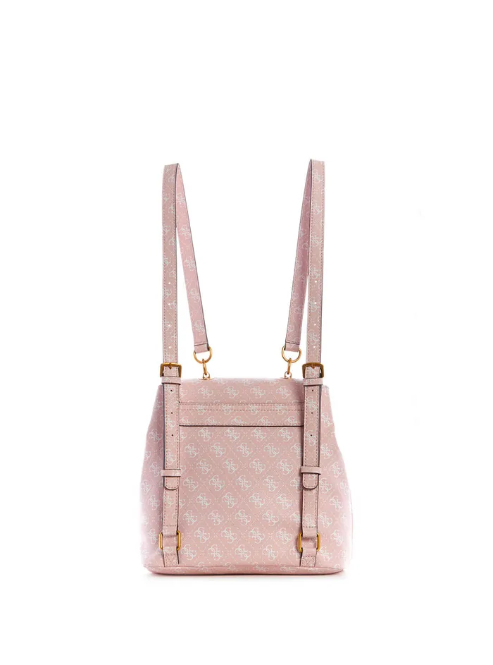 Women Backpacks GUESS Pink No Limit Logo Backpack Women Backpacks GUESS Pink No Limit Logo Backpack