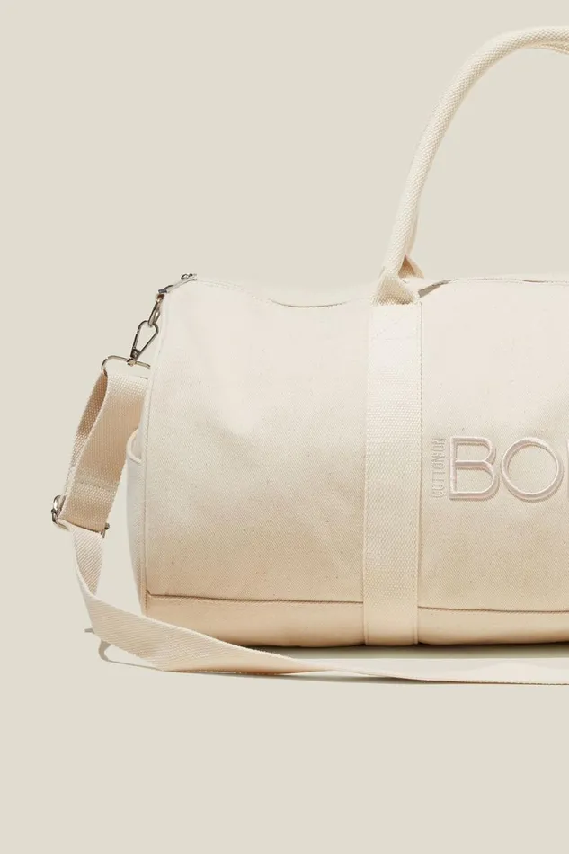 Women Bags and Belts Cotton On Body Weekender Bag Natural