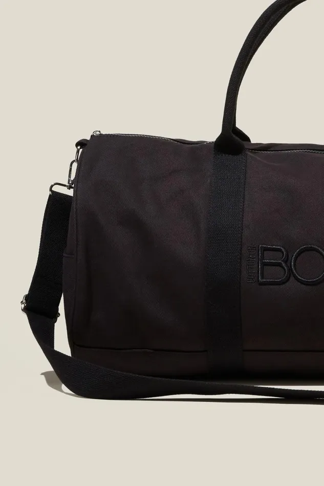 Women Bags and Belts Cotton On Body Weekender Bag Washed Black
