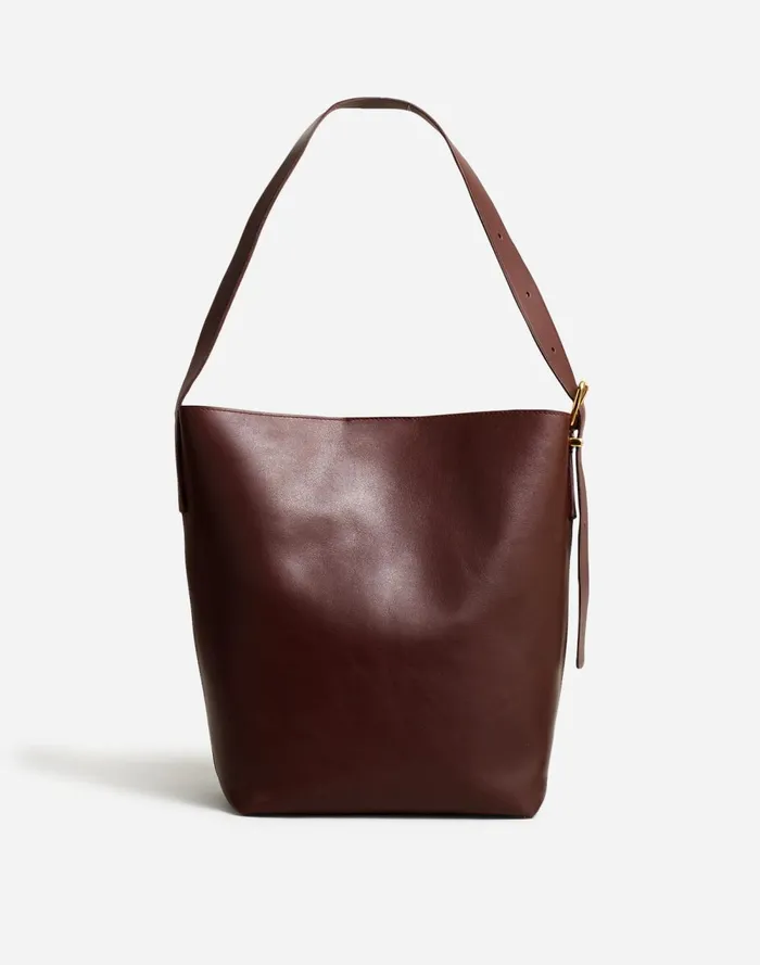 Women Bags Madewell The Essential Bucket Tote Chocolate Raisin