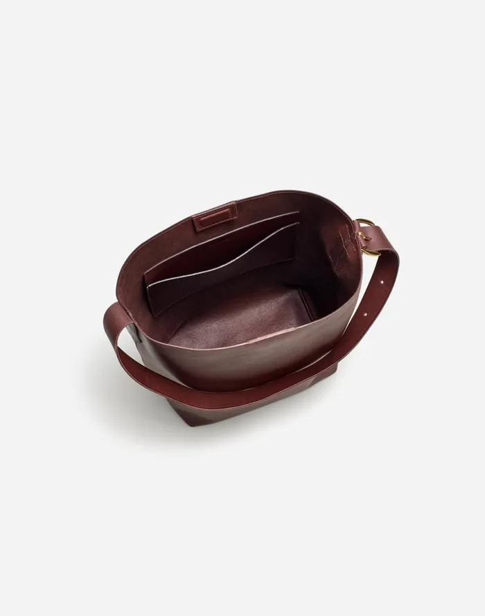 Women Bags Madewell The Essential Bucket Tote Chocolate Raisin
