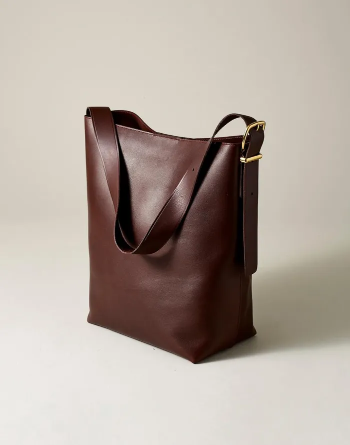 Women Bags Madewell The Essential Bucket Tote Chocolate Raisin