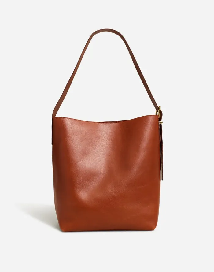 Women Bags Madewell The Essential Bucket Tote Warm Cinnamon