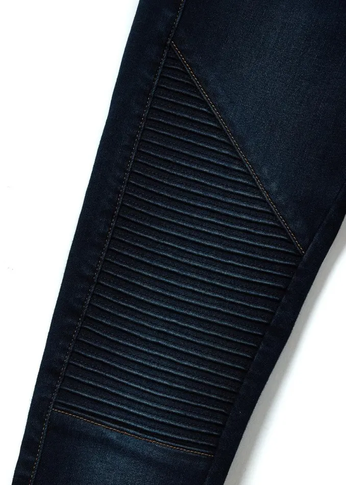 Women Biker Jean Deep Indigo Holland Cooper Jeans