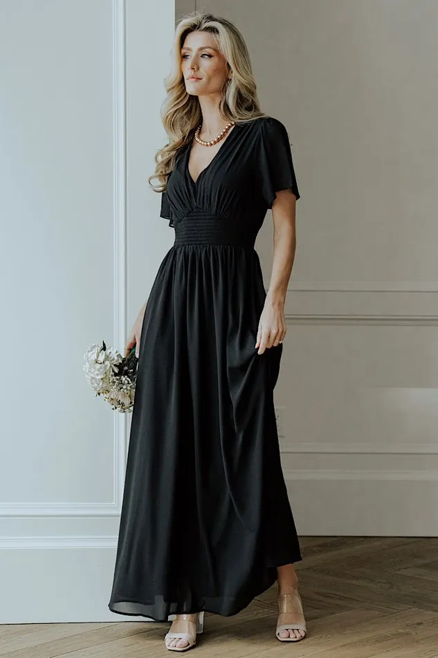 Women Birdie Maxi Dress Black Baltic Born Maxi Dresses Women Birdie Maxi Dress Black Baltic Born Maxi Dresses
