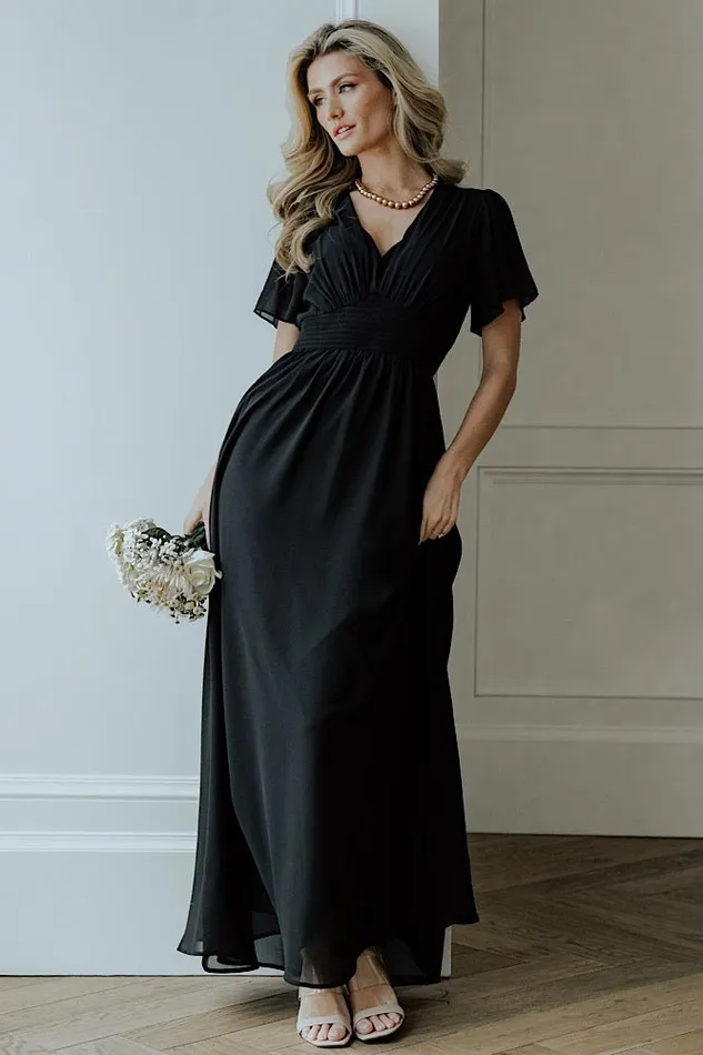 Women Birdie Maxi Dress Black Baltic Born Maxi Dresses Women Birdie Maxi Dress Black Baltic Born Maxi Dresses