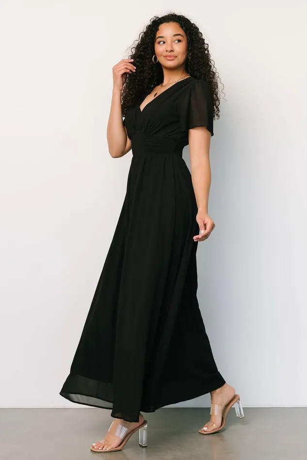 Women Birdie Maxi Dress Black Baltic Born Maxi Dresses Women Birdie Maxi Dress Black Baltic Born Maxi Dresses