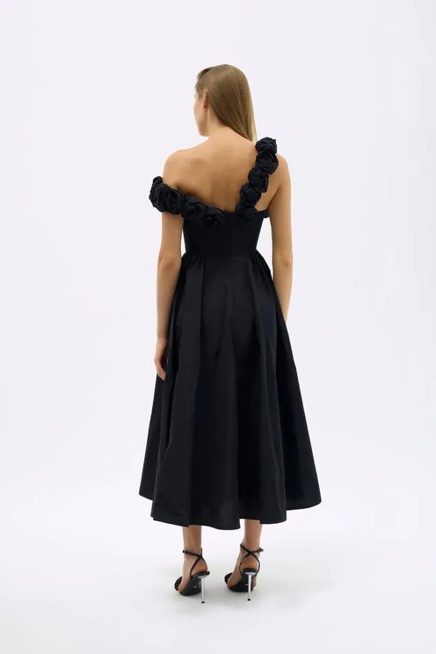 Women Black Dresses Rachel Gilbert HENLEY STRAP DRESS Women Black Dresses Rachel Gilbert HENLEY STRAP DRESS
