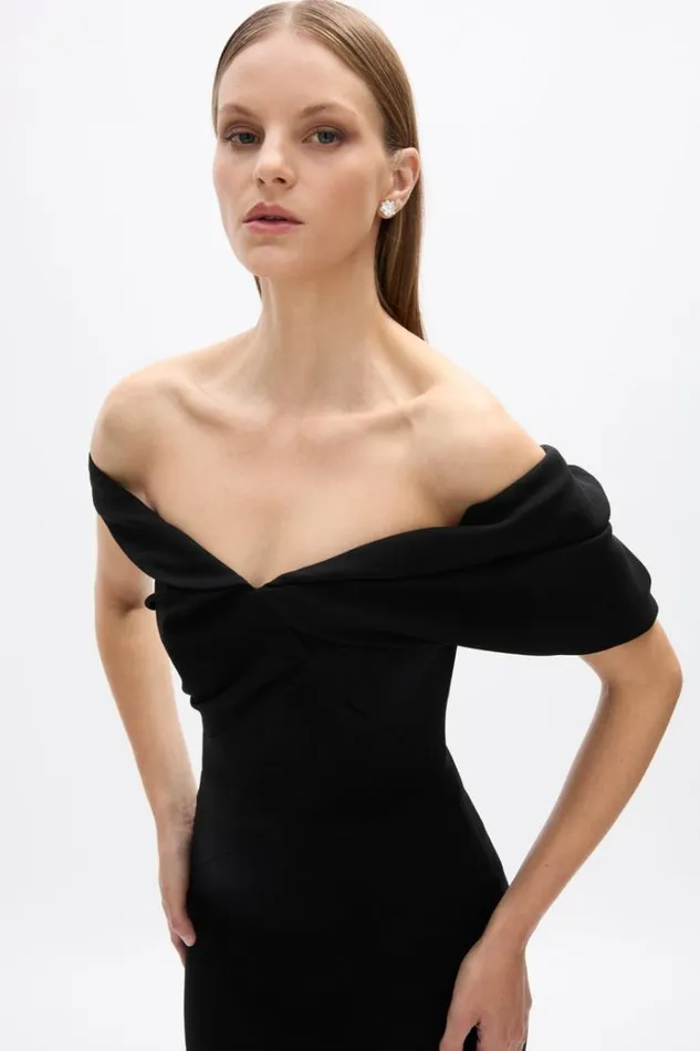 Women Black Dresses Rachel Gilbert Mattie Dress Black Women Black Dresses Rachel Gilbert Mattie Dress Black