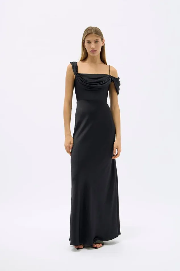 Women Black Dresses Rachel Gilbert SAWYER GOWN