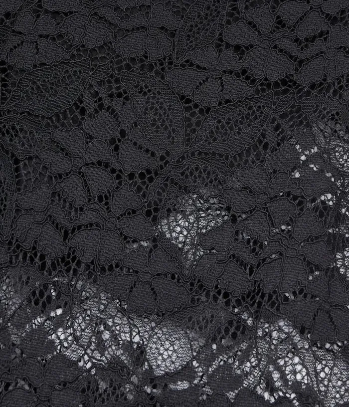 Women Black Lace Trousers THE KOOPLES Jeans and Pants