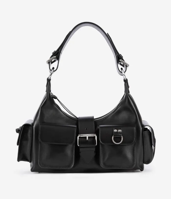 Women Black Smooth Leather Amelia Bag THE KOOPLES Bags