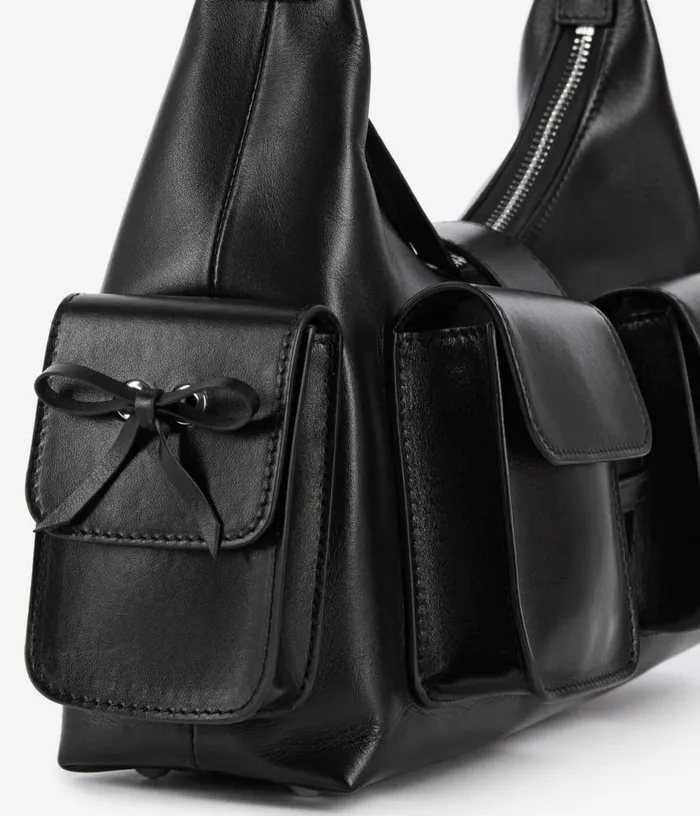 Women Black Smooth Leather Amelia Bag THE KOOPLES Bags