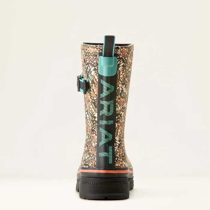 Women Booties Ariat Kelmarsh Mid Rubber Boot Butterfly