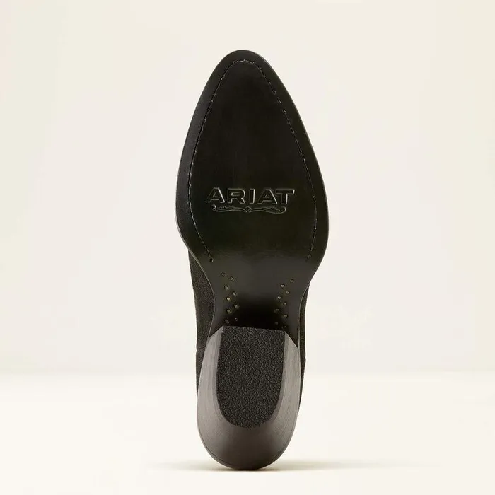 Women Booties Ariat Shiloh Bootie Distressed Black Suede