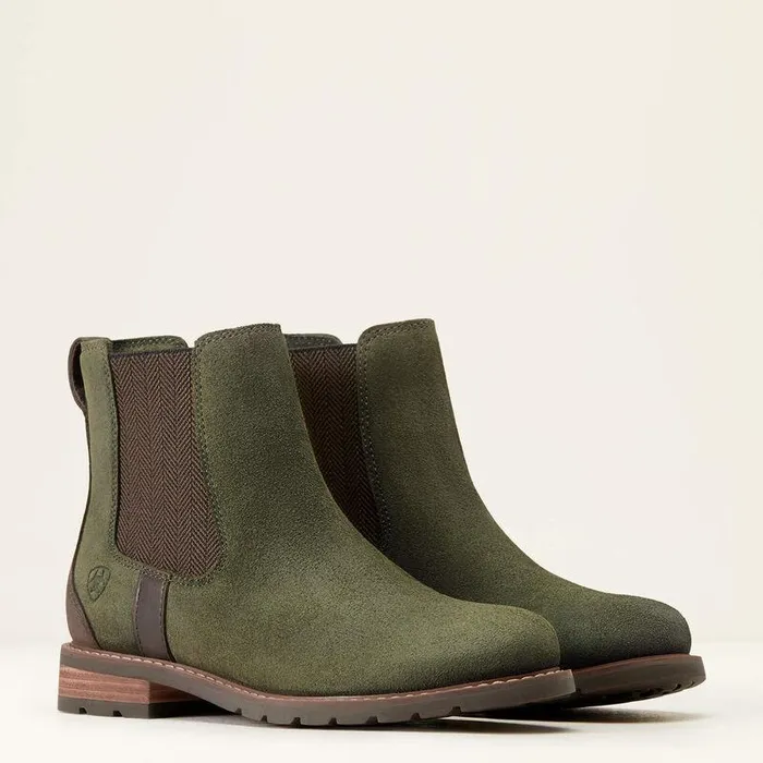 Women Booties Ariat Wexford Waterproof Chelsea Boot Olive Women Booties Ariat Wexford Waterproof Chelsea Boot Olive