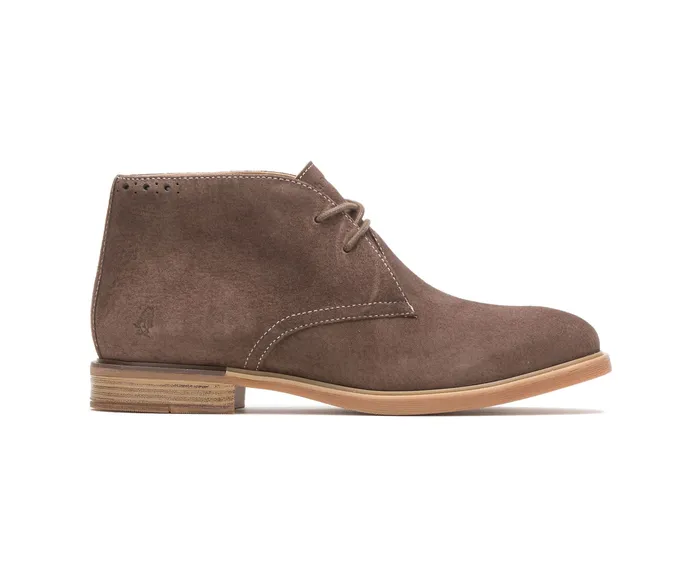 Women Boots Hush Puppies Bailey Chukka Boot Mushroom Suede