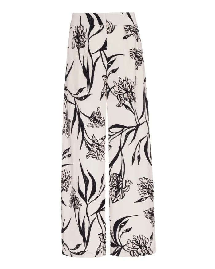 Women Bottoms PatBO IRIS WIDE LEG PANT Off White