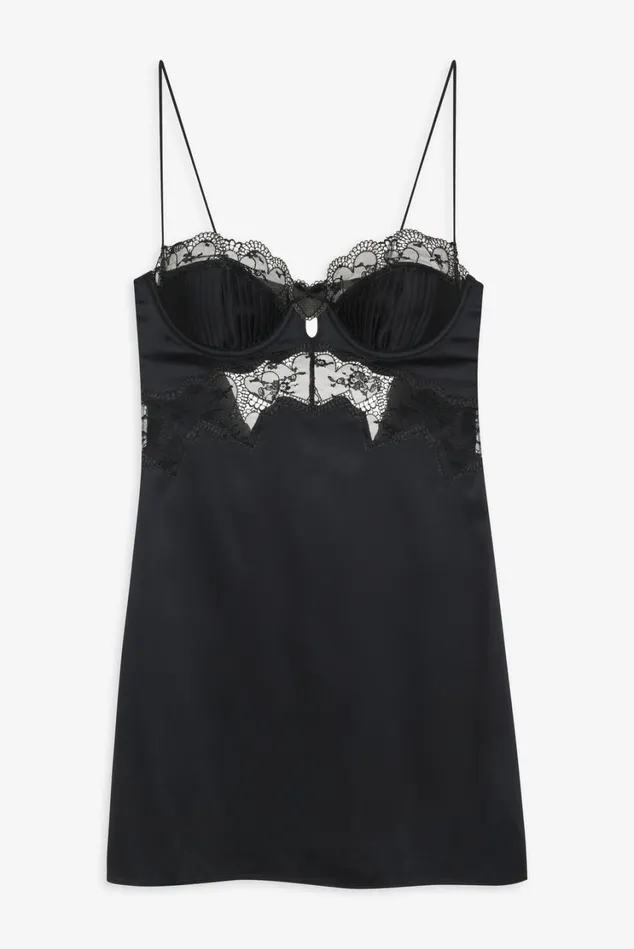Women Brie Slip Dress Black For Love and Lemons Lingerie Women Brie Slip Dress Black For Love and Lemons Lingerie