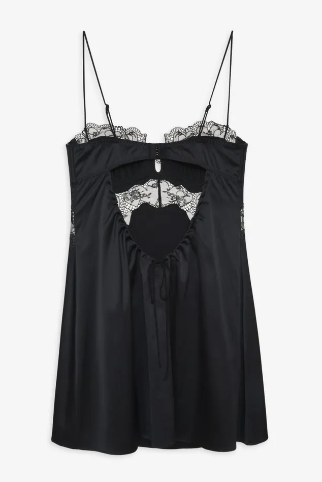 Women Brie Slip Dress Black For Love and Lemons Lingerie Women Brie Slip Dress Black For Love and Lemons Lingerie
