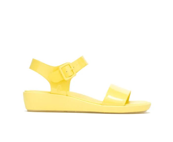 Women Brite Jells Quarter Strap Sandal Sun Yellow Sandals Hush Puppies