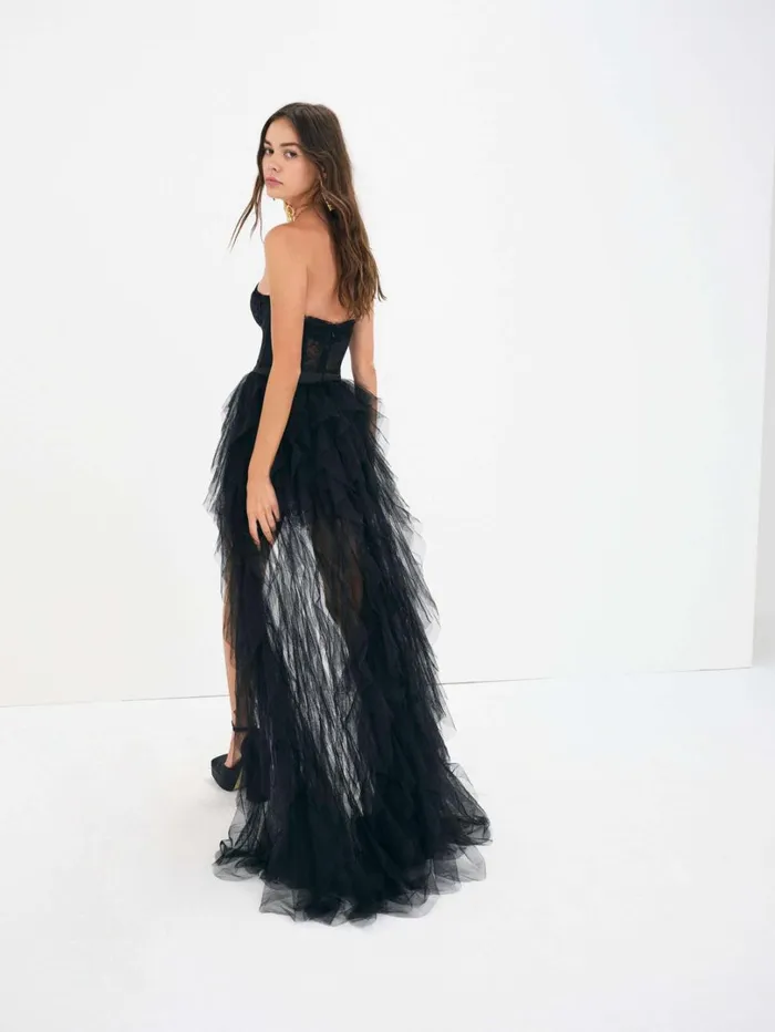 Women Bustier Gown Black For Love and Lemons Dresses Women Bustier Gown Black For Love and Lemons Dresses