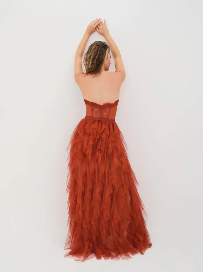Women Bustier Gown Neutral For Love and Lemons Dresses