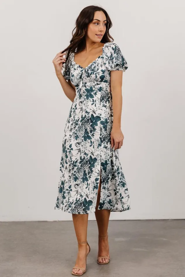 Women Cadence Midi Dress Jade Floral Baltic Born Midi Dresses