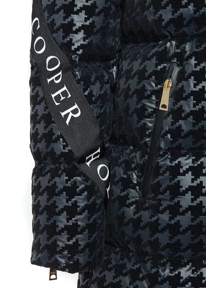 Women Camden Longline Coat Mono Houndstooth Holland Cooper Coats Women Camden Longline Coat Mono Houndstooth Holland Cooper Coats