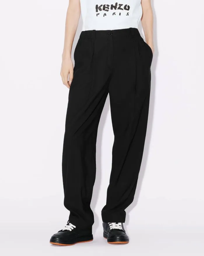 Women Casual Pants Black Kenzo Pants And Shorts
