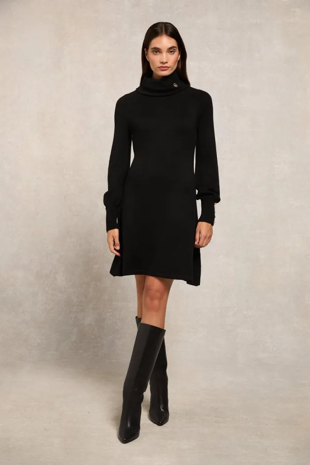 Women Chamonix Fit and Flare Dress Black Holland Cooper Dresses