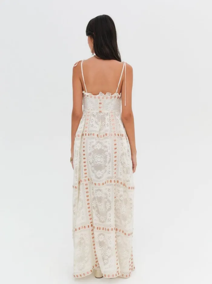 Women Charlotte Maxi Dress Beige For Love and Lemons Dresses Women Charlotte Maxi Dress Beige For Love and Lemons Dresses