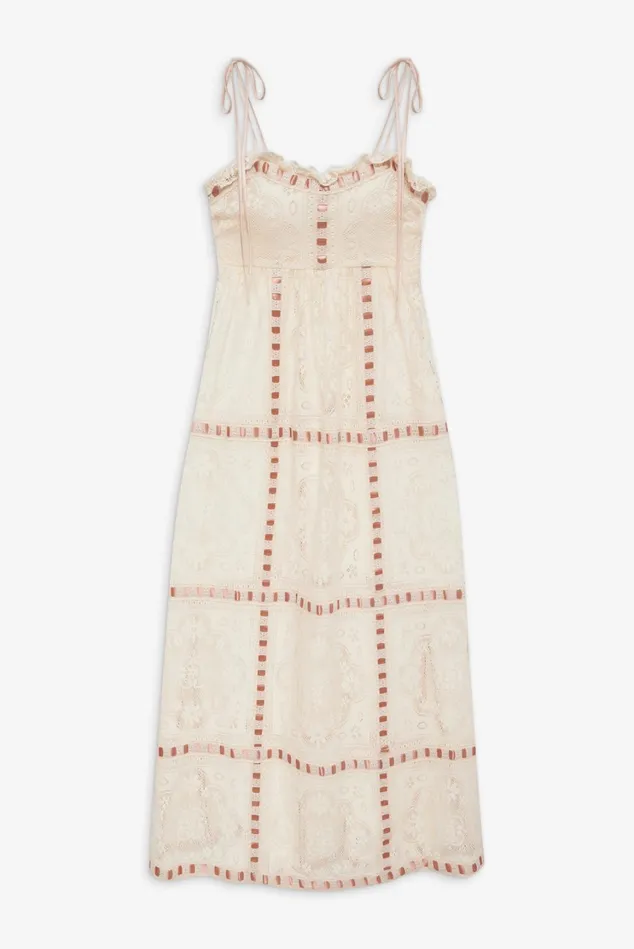 Women Charlotte Maxi Dress Beige For Love and Lemons Dresses Women Charlotte Maxi Dress Beige For Love and Lemons Dresses