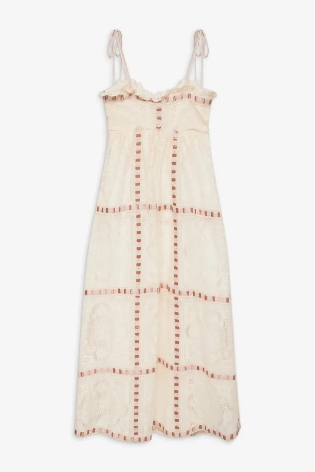 Women Charlotte Maxi Dress Beige For Love and Lemons Dresses Women Charlotte Maxi Dress Beige For Love and Lemons Dresses