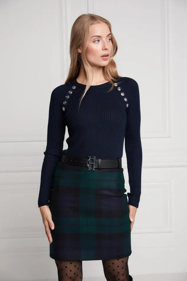 Women Chelsea Skirt Blackwatch Holland Cooper Tailoring