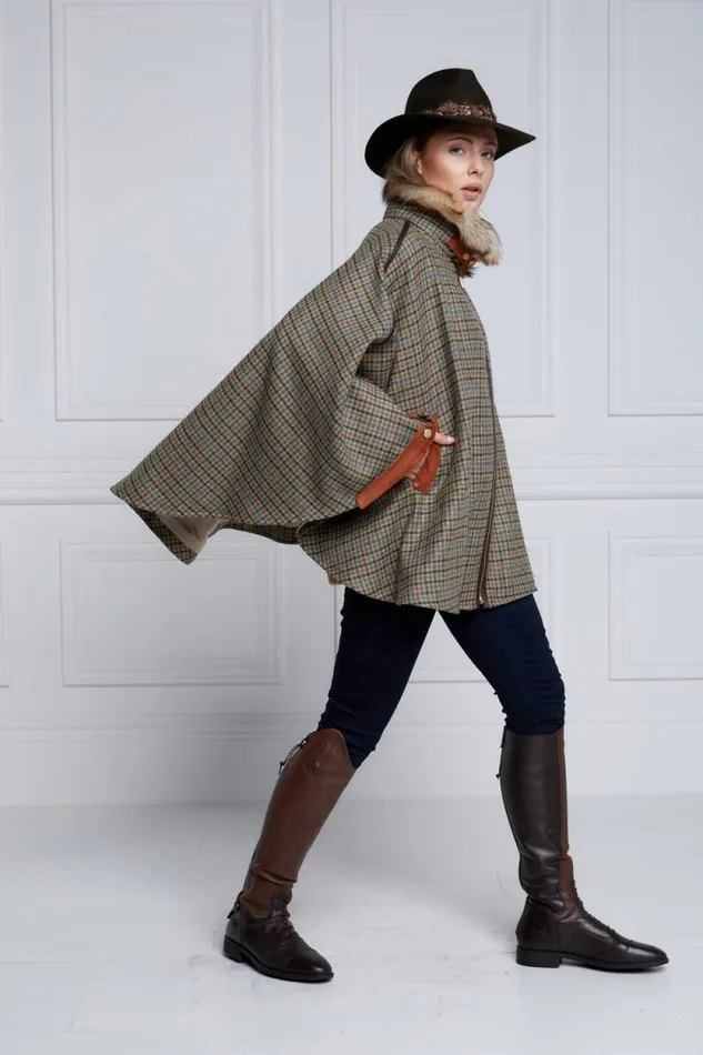 Women Chiltern Cape Bredon Tweed Holland Cooper Tailoring