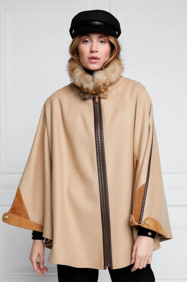 Women Chiltern Cape Camel Holland Cooper Capes