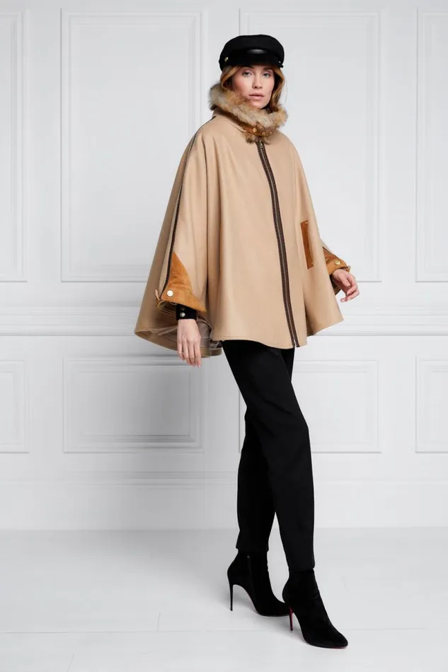 Women Chiltern Cape Camel Holland Cooper Capes