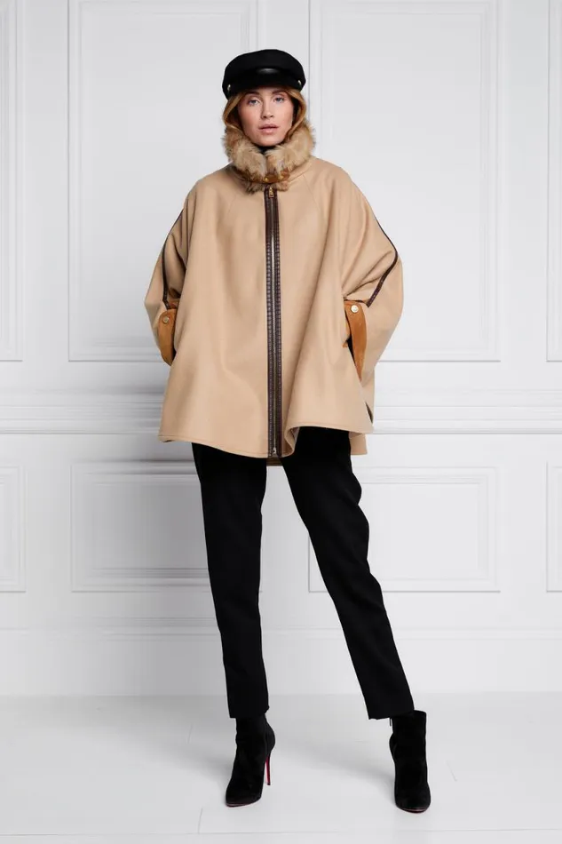 Women Chiltern Cape Camel Holland Cooper Capes