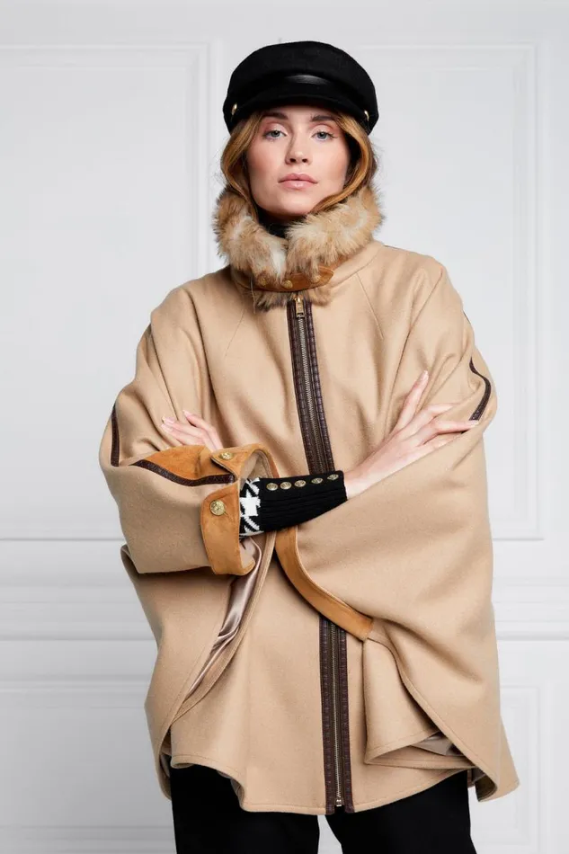 Women Chiltern Cape Camel Holland Cooper Capes