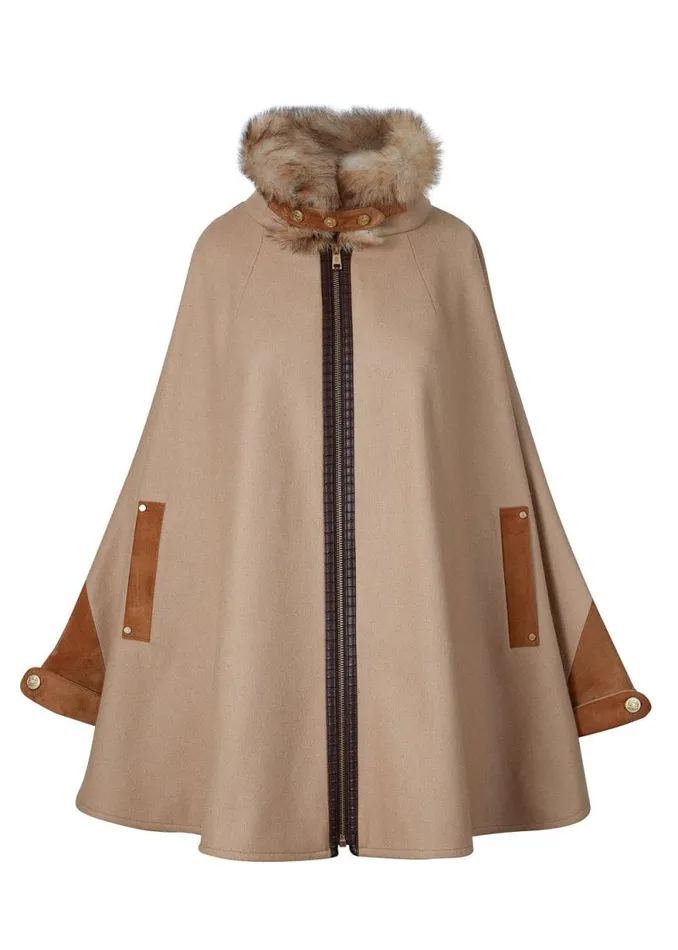 Women Chiltern Cape Camel Holland Cooper Capes