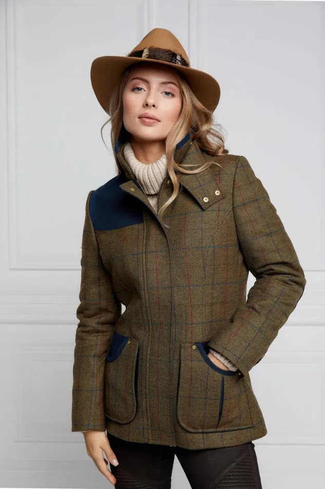 Women Country Classic Jacket Glen Green Holland Cooper Tailoring