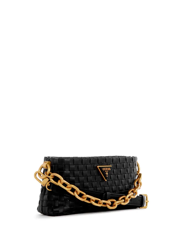 Women Crossbody GUESS Black Lisbet Mini Crossbody Bag Women Crossbody GUESS Black Lisbet Mini Crossbody Bag