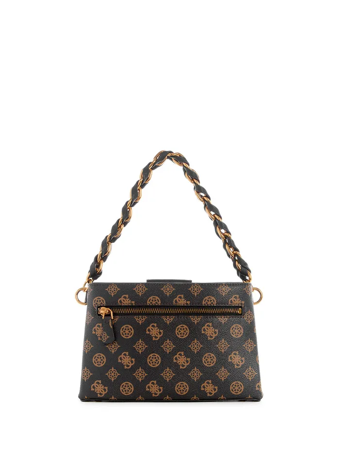 Women Crossbody GUESS Brown Logo Alva Crossbody Bag Women Crossbody GUESS Brown Logo Alva Crossbody Bag