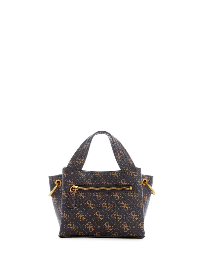 Women Crossbody GUESS Brown Logo Zed Mini Girlfriend Crossbody Bag Women Crossbody GUESS Brown Logo Zed Mini Girlfriend Crossbody Bag