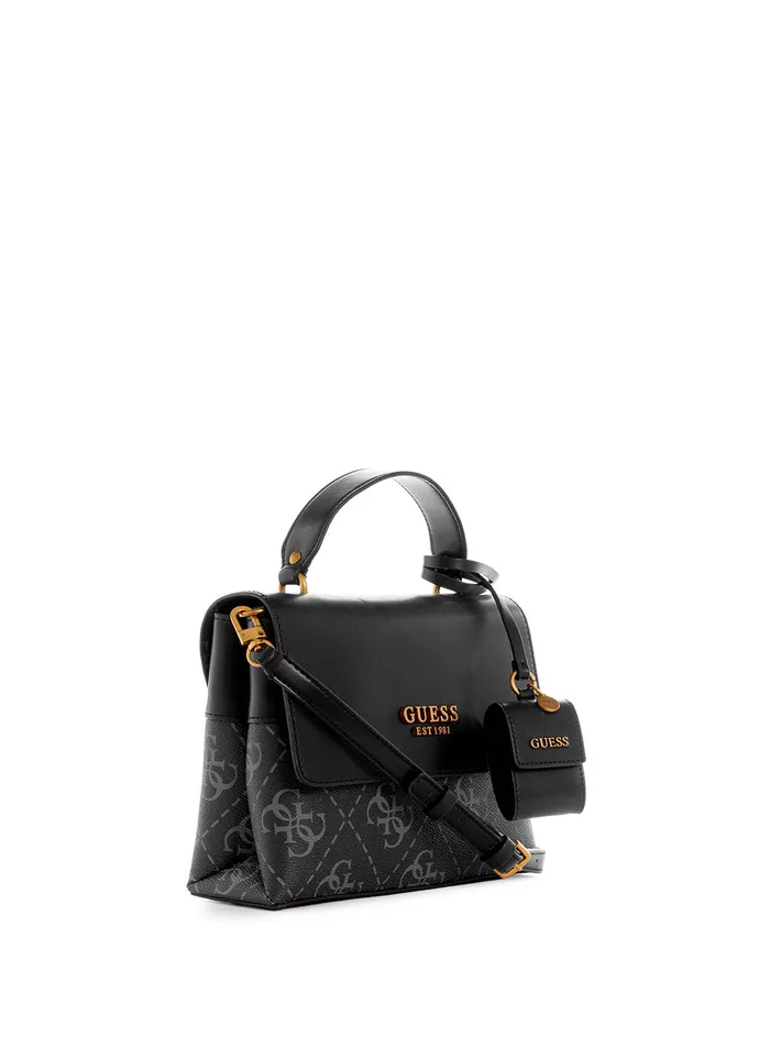 Women Crossbody GUESS Coal Logo Berta Crossbody Bag Women Crossbody GUESS Coal Logo Berta Crossbody Bag