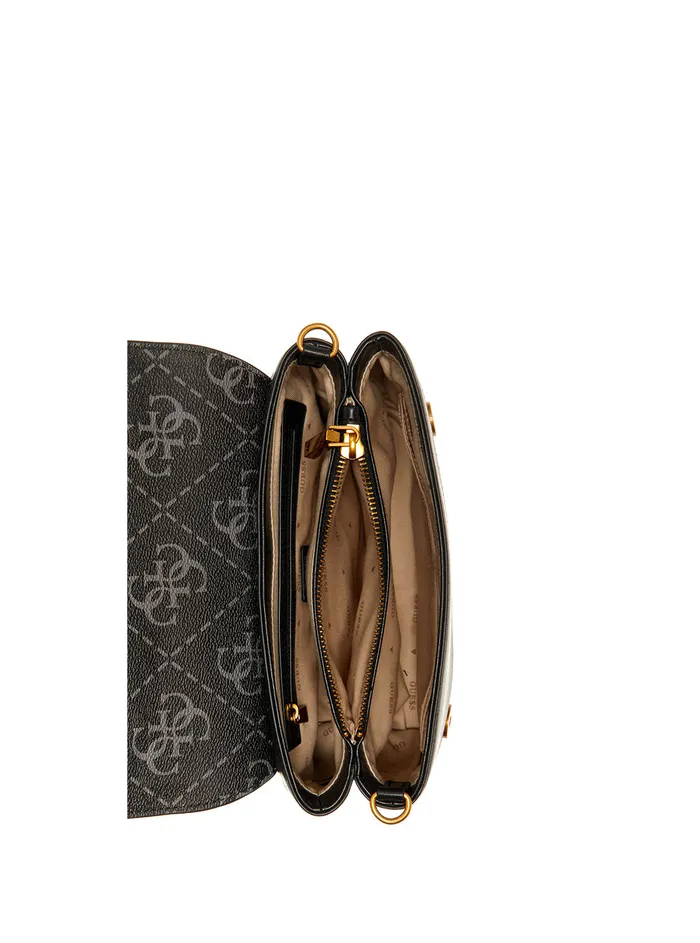 Women Crossbody GUESS Coal Logo Berta Crossbody Bag Women Crossbody GUESS Coal Logo Berta Crossbody Bag