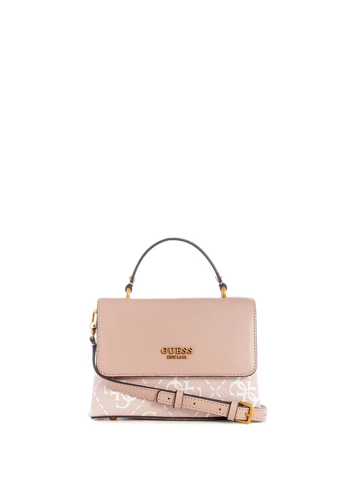 Women Crossbody GUESS Rose Logo Berta Mini Crossbody Bag